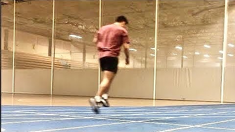 A sprint workout using my alternative "timing" system