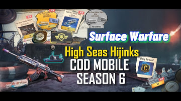 Surface Warfare High Seas Hijinks Tasks Completed  PART 1  | Call Of Duty Mobile Season 6