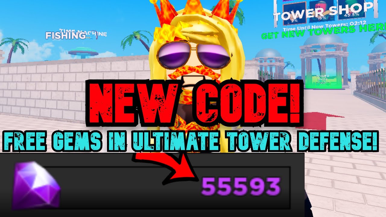 FREE GEMS NEW FREE GEM CODE In Ultimate Tower Defense YouTube