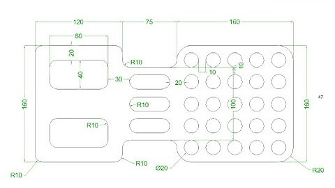 AutoCAD 2016 2D - Exercise 47