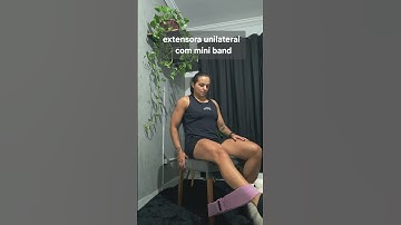 extensora unilateral com mini band