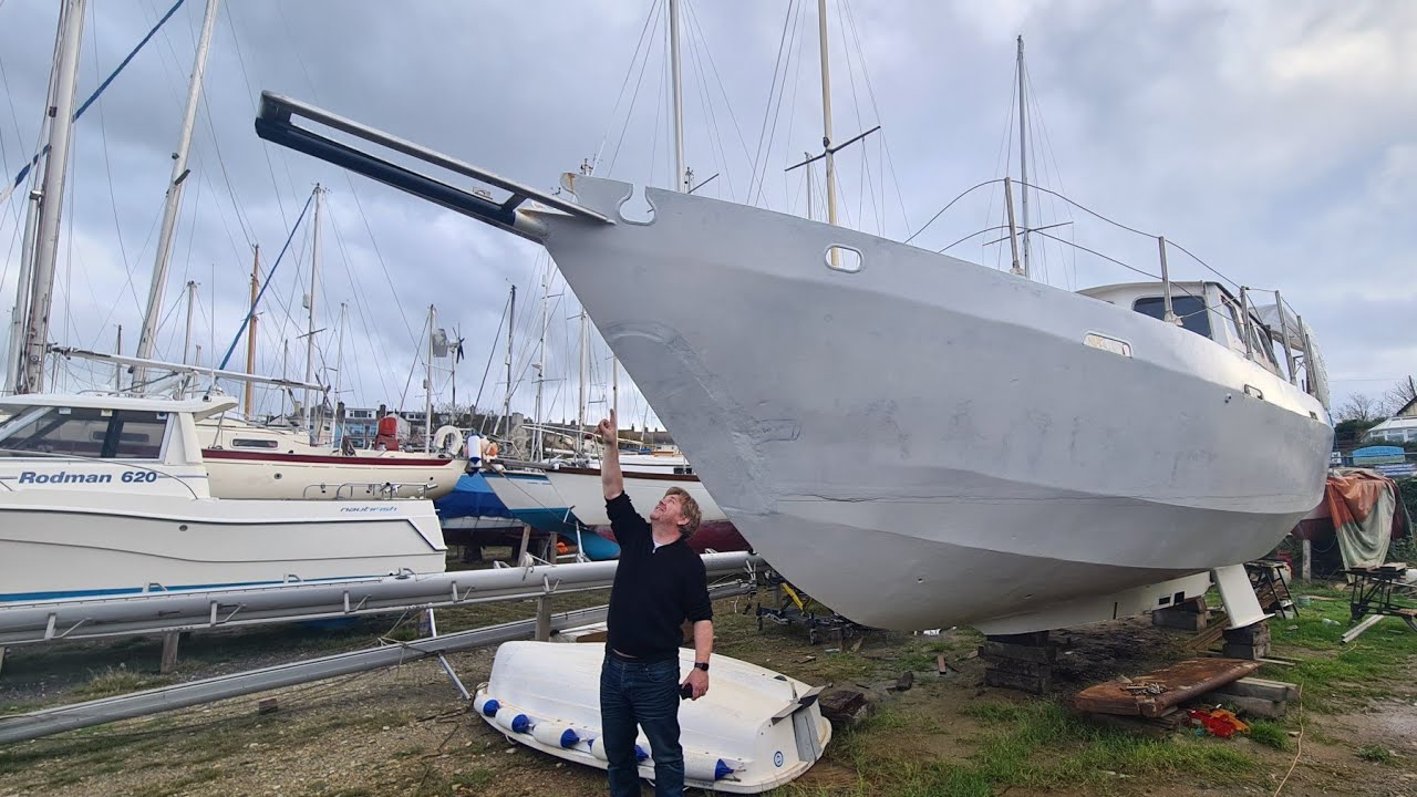 # 70 – Making a new BOWSPRIT!! Rebuilding a STEEL boat⛵⛵