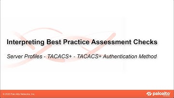 Server Profiles - TACACS - TACACS Authentication - Interpreting BPA Checks - Devices