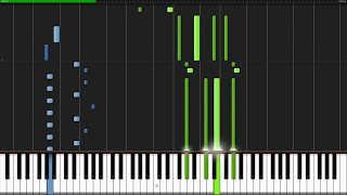 Bergentrückung + ASGORE - Undertale [Piano Tutorial] (Synthesia) chords