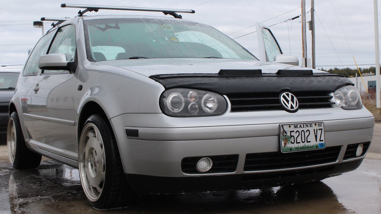 Mk4 gti gets 25mm spacers YouTube