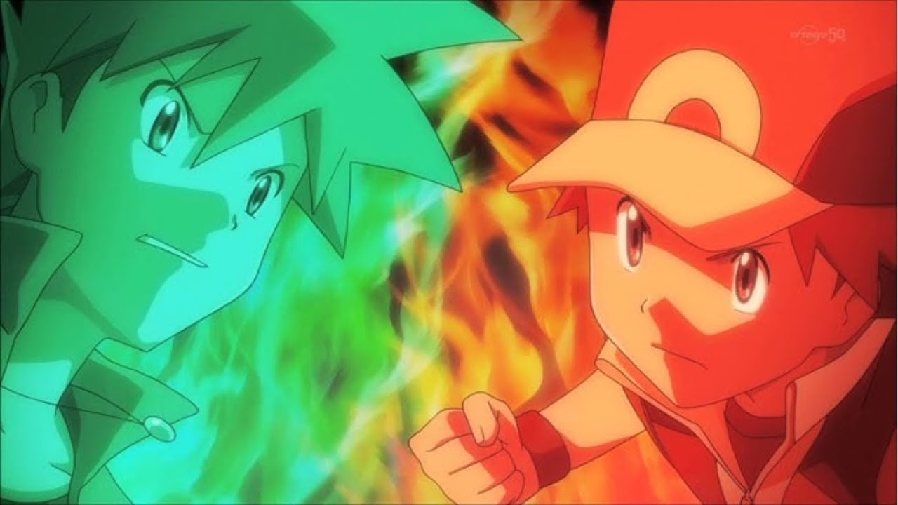 Pokemon Fire Red: Final Battle vs Champion Blue! - YouTube