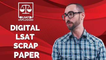 Digital LSAT Scrap Paper (Logic Games Changes)