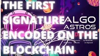 Headline Crypto creates the first blockchain signature