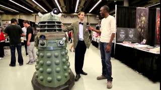 Cosplayer Robert Noakes as Doctor Who and His Dalek