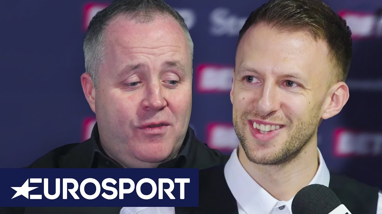 Judd Trump and John Higgins Post-Final Press Conference World Snooker Championship 2019 Eurosport