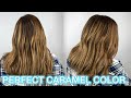 *NEW* How to achieve the PERFECT CARAMEL COLOR | Fall caramel hair color | How to do a fall color