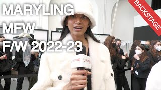 MARYLING | FALL WINTER 2022/23 | EXCLUSIVE BACKSTAGE+INTERVIEW+FULL SHOW
