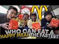 Who Can Eat A HAPPY MEAL The Fastest . . . | Winner Wins $1000 .