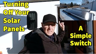 Installing a Solar Panel OnOff Switch and +/ Buss Bars