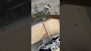 Don't Look Down #ConstructionLife #Carpentry #HighRiseConstruction