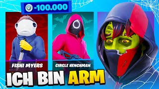 OHA 😱🤑 Nach jedem TOD MUSS ich HALLOWEEN SKINS aus dem Shop KAUFEN (ultra teuer) Fortnite 7 Deutsch