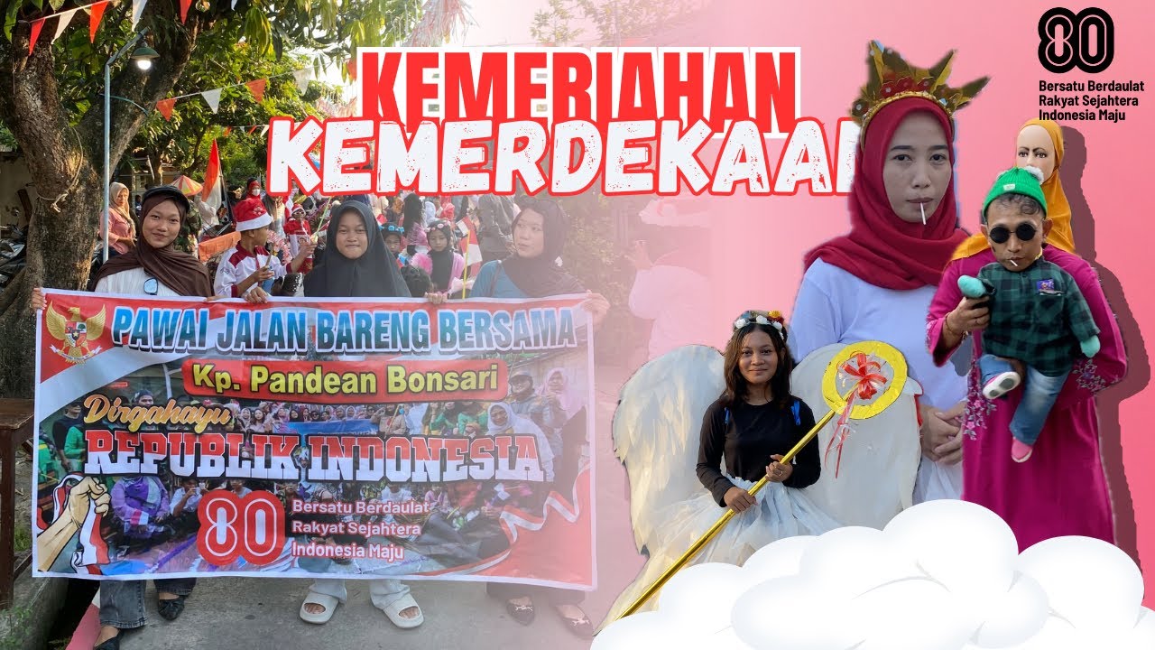 KEMERIAHAN KEMERDEKAAN HUT RI 80 KP PANDEAN BONSARI RT 02 RW 06 KRAJANKULON KALIWUNGU KENDAL