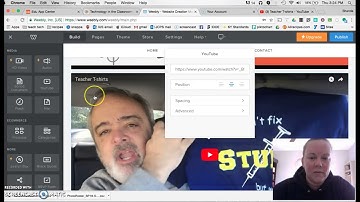 embed a video in Weebly