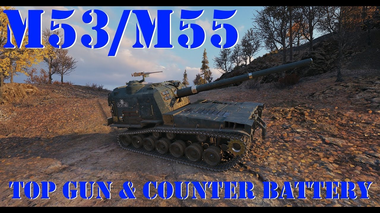 world of tanks news M53/M55 - Top Gun and Counter Battery