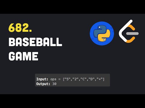 Leetcode | 682. Baseball Game