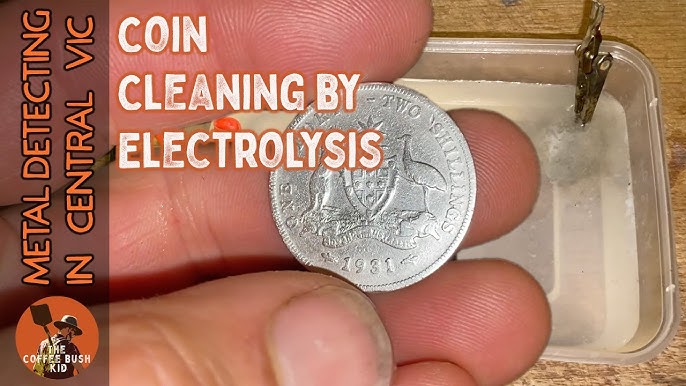 Testing the Composite Cleaning Pencil, Coin Cleaning