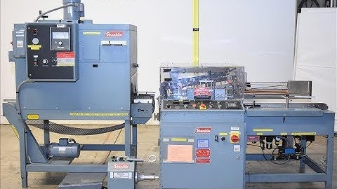 Shanklin Automatic L-Bar Sealer, Model A26A w/Shanklin T7XL shrink tunnel - stock # 72143002