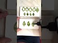Jade Stone Polymer Clay Earrings