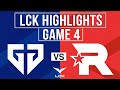 GEN vs KT Highlights Game 4 | LCK 2025 Playoffs| Gen.G vs KT Rolster