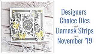 Designers Choice Dies - Damask Strips - November 19