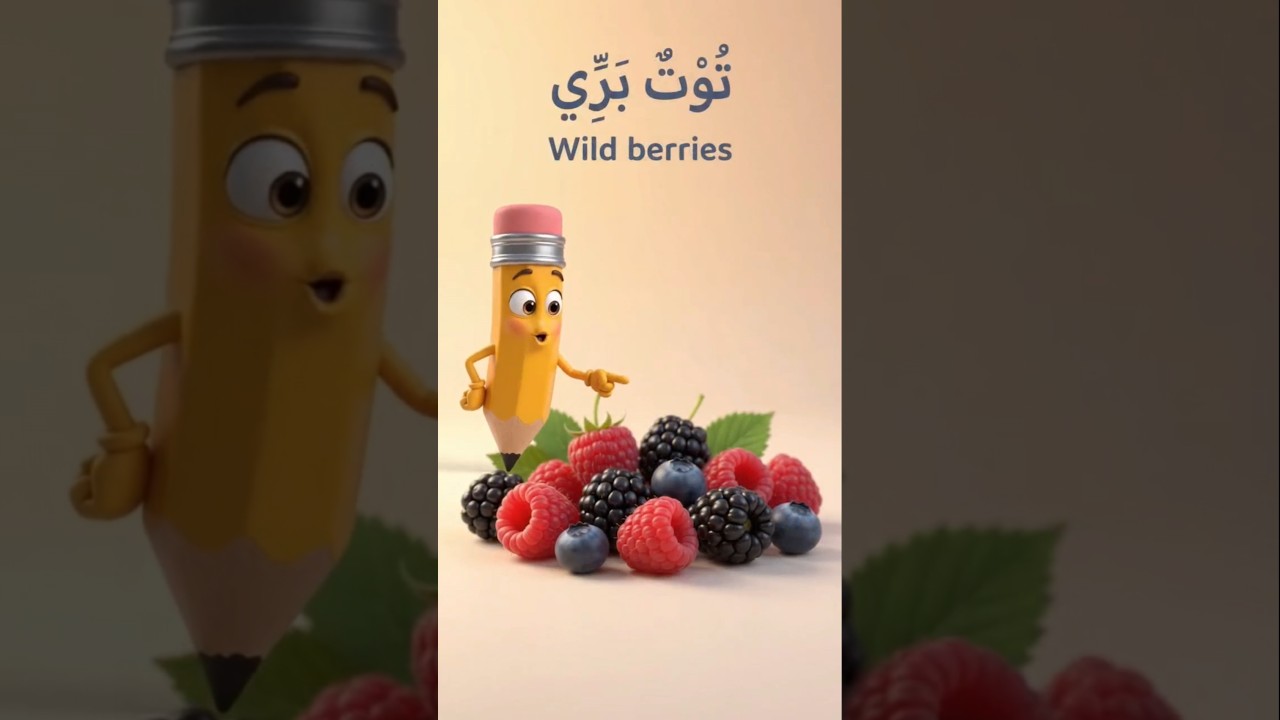 Blueberry, Mulberry & Wild Berry in Arabic! 🫐