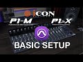 P1m daw controller  p1x daw control expander basic setup with pro tools