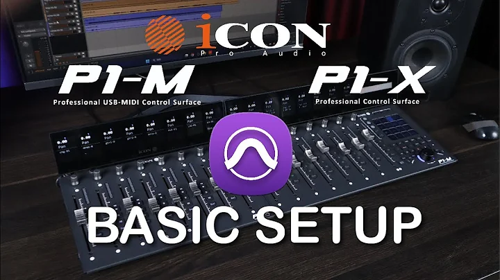 P1-M DAW Controller & P1-X DAW Control Expander Basic Setup with Pro Tools