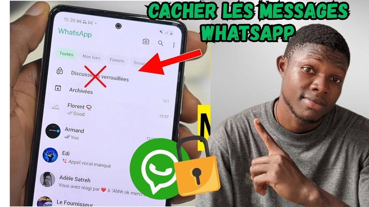 CACHE TES CONVERSATIONS WHATSAPP COMME UN PRO😎