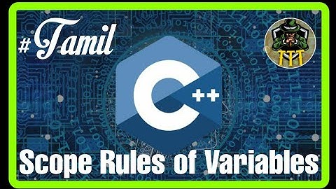 Scope Rules of Variables in C++ | C++ programming language | C++ Full course.