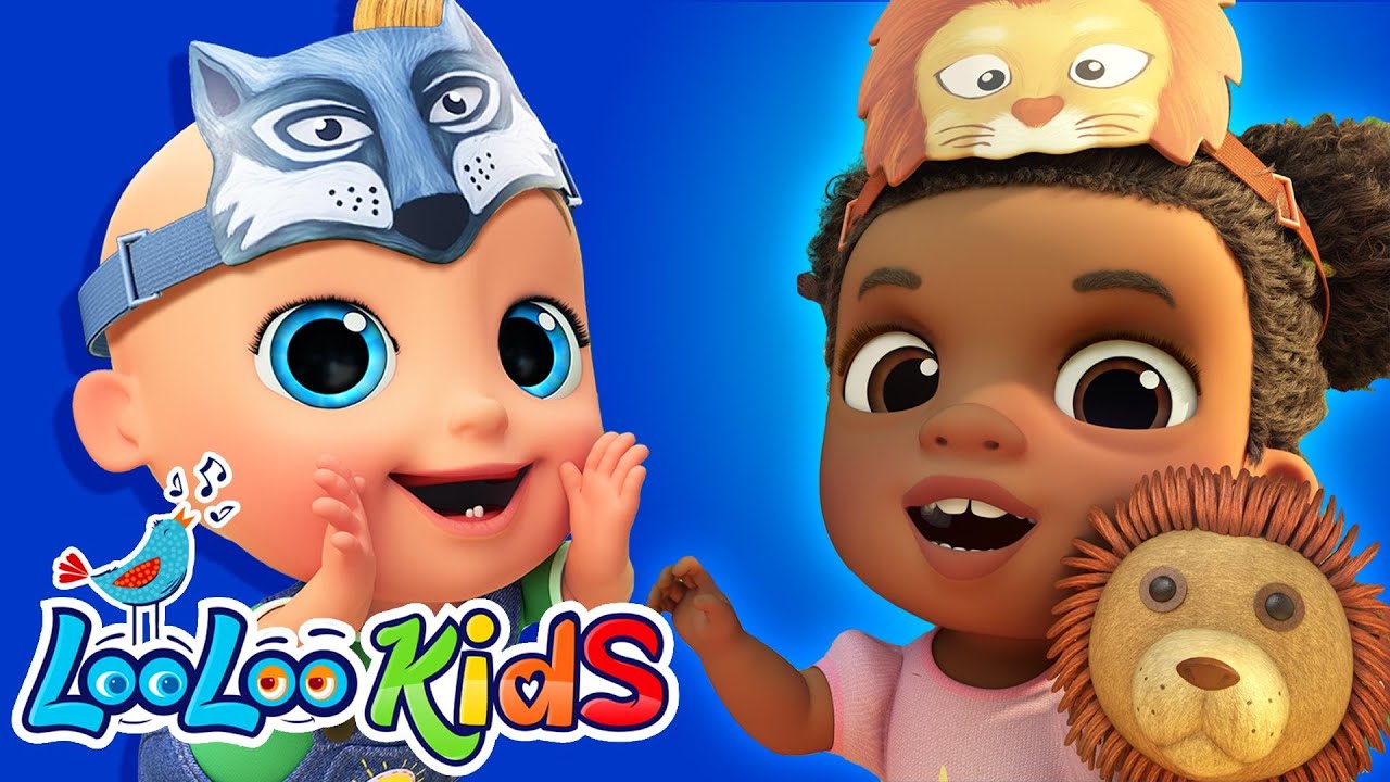 Wild Animal Sounds more Nursery Rhymes and Children Songs With LooLoo Kids!