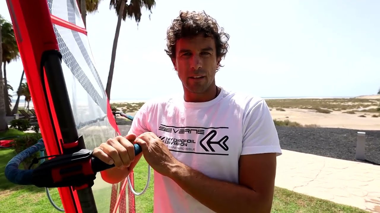 Rigging and tuning the Severne FoilGlide 2 - with Matteo Iachino