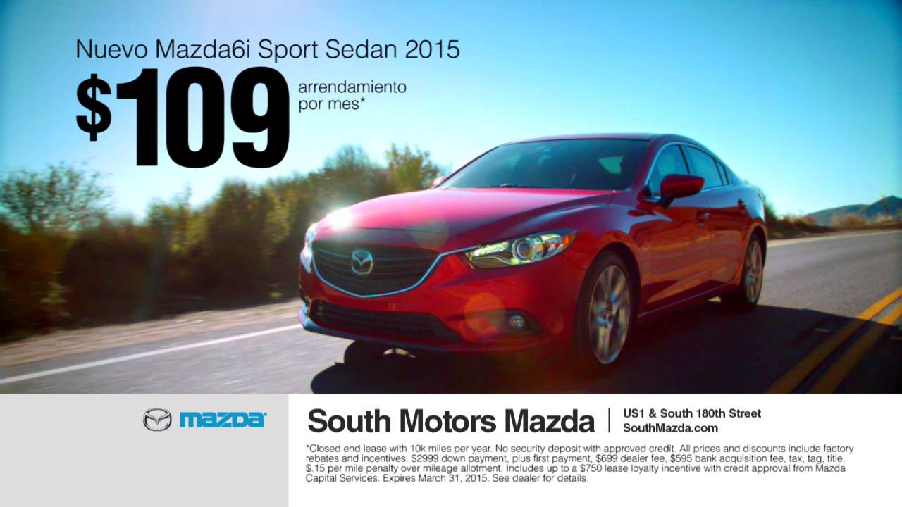South Motors Mazdaz6 Lease Offer Youtube