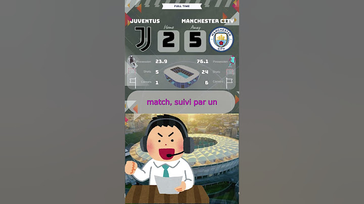 #JUVMCI Juventus - Manchester City : Résumé du match (2-5) - Coupe du Monde des Clubs