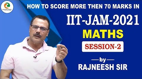 #IIT JAM MATHS #How to score more than 70  marks in IIT JAM  # | Best teacher in Mathematics