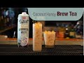 How to make coconut honey brew tea  summer fun drinks  ufc velvet coconut milk