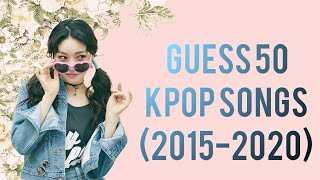 Guess 50 Kpop Songs (2015-2020)