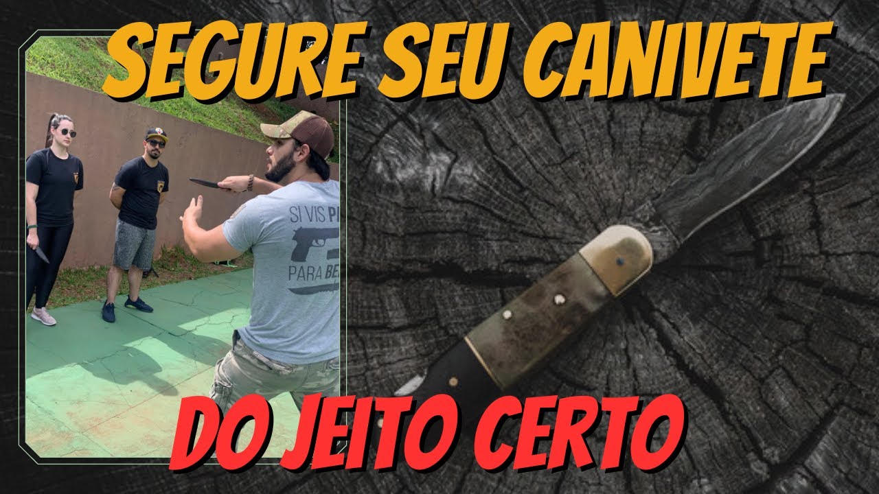 Como segurar uma lâmina / canivete em Combate