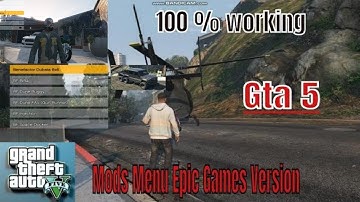 How To Install | Gta 5 Mod Menu With Epic Games Version | Gta 5 | (Very Easy Method) Mr Gameplay