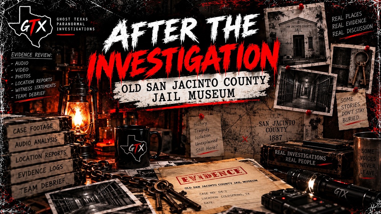 After The investigation: San Jacinto County Old Jail & Museum