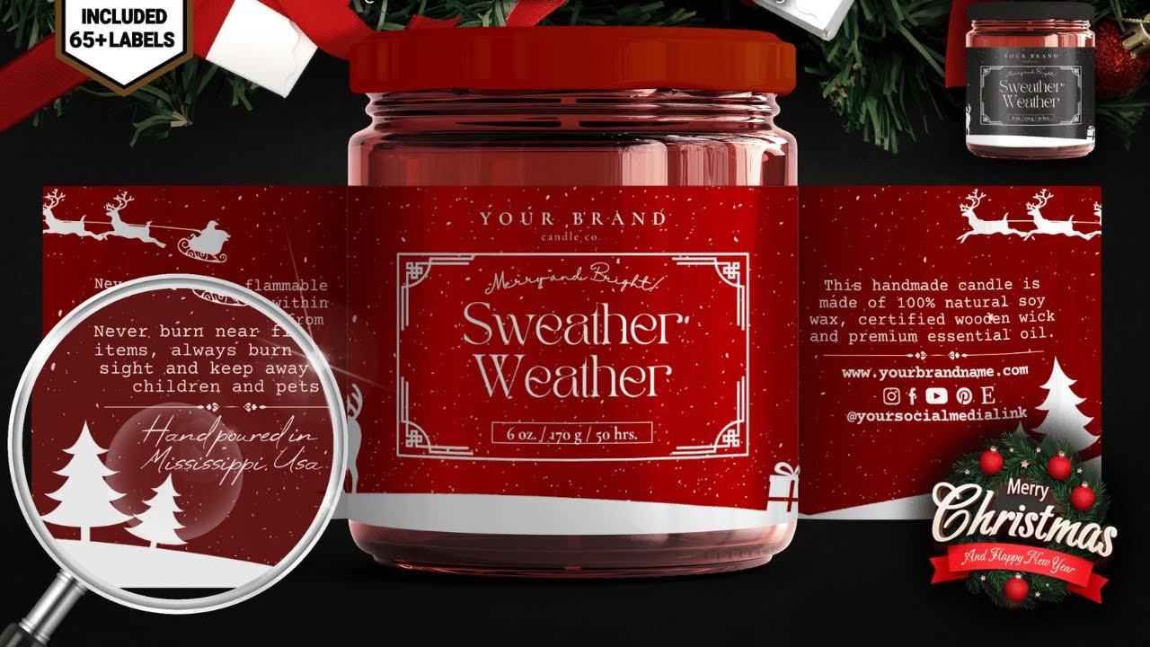 How to customize label template on Canva