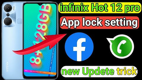 infinix Hot 12 pro App lock setting // How to set App lock in Infinix hot 12 pro