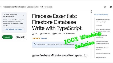 Firebase Essentials:Firestore Database Write with TypeScript| #qwiklabs |#arcade | #solution |#trend