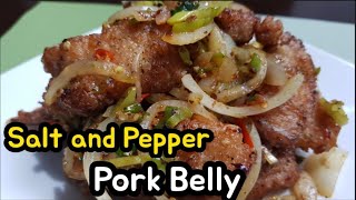 Easy Salt and Pepper Crispy Pork Belly | Easy Pork Recipe | 삼겹살튀김