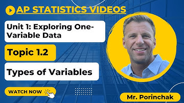 AP Statistics - Topic 1.2 Variables
