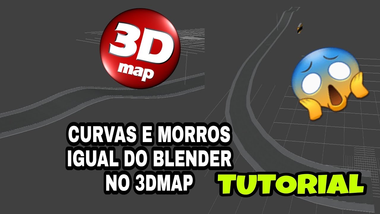 tutorial de como fazer curvas e morros suaves  no 3dmap para o proton bus